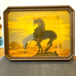 Vintage Early 1900’s Native framed Artwork